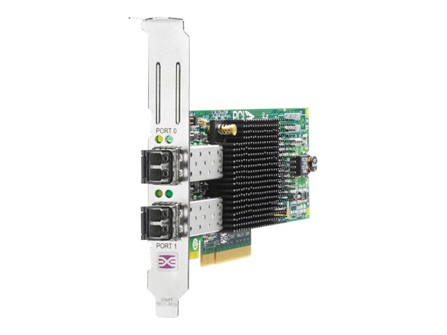 HPE 82E - Hostbus-Adapter - PCIe 2.0 x4 / PCIe x8 Low-Profile - 8Gb Fibre Channel x 2 - fr Modular Smart Array 1040, 2040; ProL