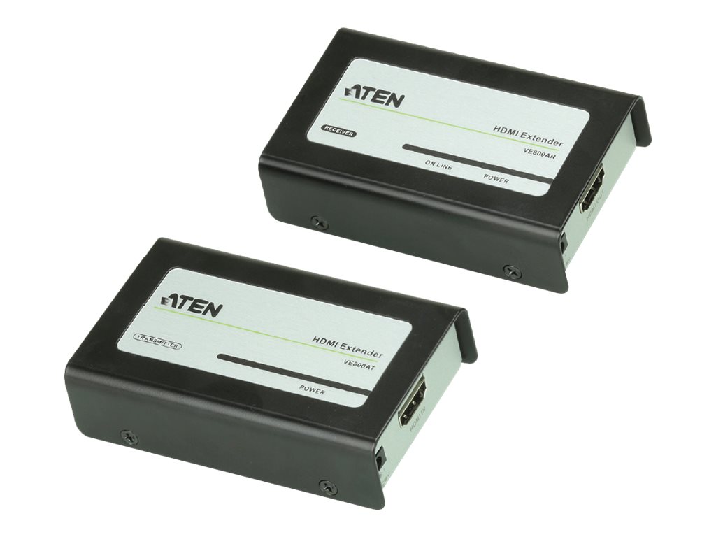 ATEN VanCryst VE800A Cat 5e Audio/Video Extender Transmitter and Receiver Units - Erweiterung fr Video/Audio - HDMI - bis zu 60