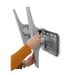 Ergotron TM Tilting Wall Mount - Befestigungskit (Wandplatte, Befestigungen, 2 Klammern) - Konstante Krafttechnologie - fr Flac