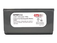 GTS HBP51-Li - Drucker-Batterie (gleichwertig mit: Intermec 318-026-001) - Lithium-Ionen - 2500 mAh - fr Intermec PB50, PB51