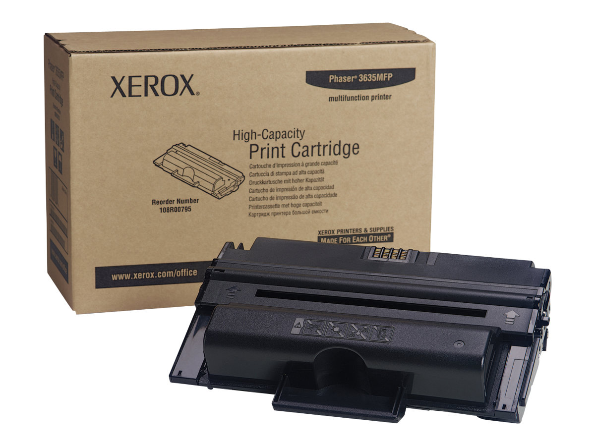Xerox Phaser 3635MFP - Mit hoher Kapazitt - Schwarz - Original - Tonerpatrone - fr Phaser 3635MFP/S, 3635MFP/SED, 3635MFP/SM, 