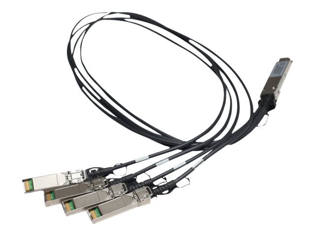 HPE X240 Direct Attach Copper Splitter Cable - Netzwerkkabel - SFP+ zu QSFP+ - 1 m - fr HPE 5900AF-48; Edgeline e920; FlexFabri