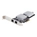 StarTech.com 2-Port 10Gbps PCIe Network Adapter Card, Network Card for PCs/Servers, Full-Height/Low-Profile PCIe Ethernet Card w