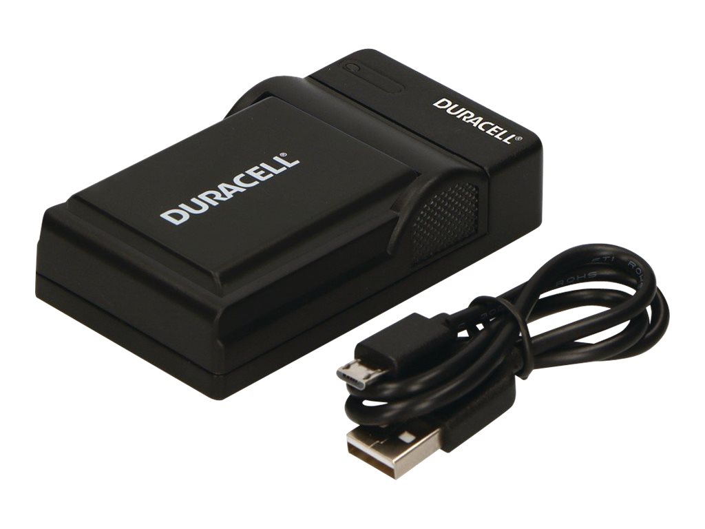Duracell - USB-Batterieladegert - Schwarz - fr Nikon D3200, D5100, D5200, D5300, D5500, D5600, Df; Coolpix P7000, P7100, P7700