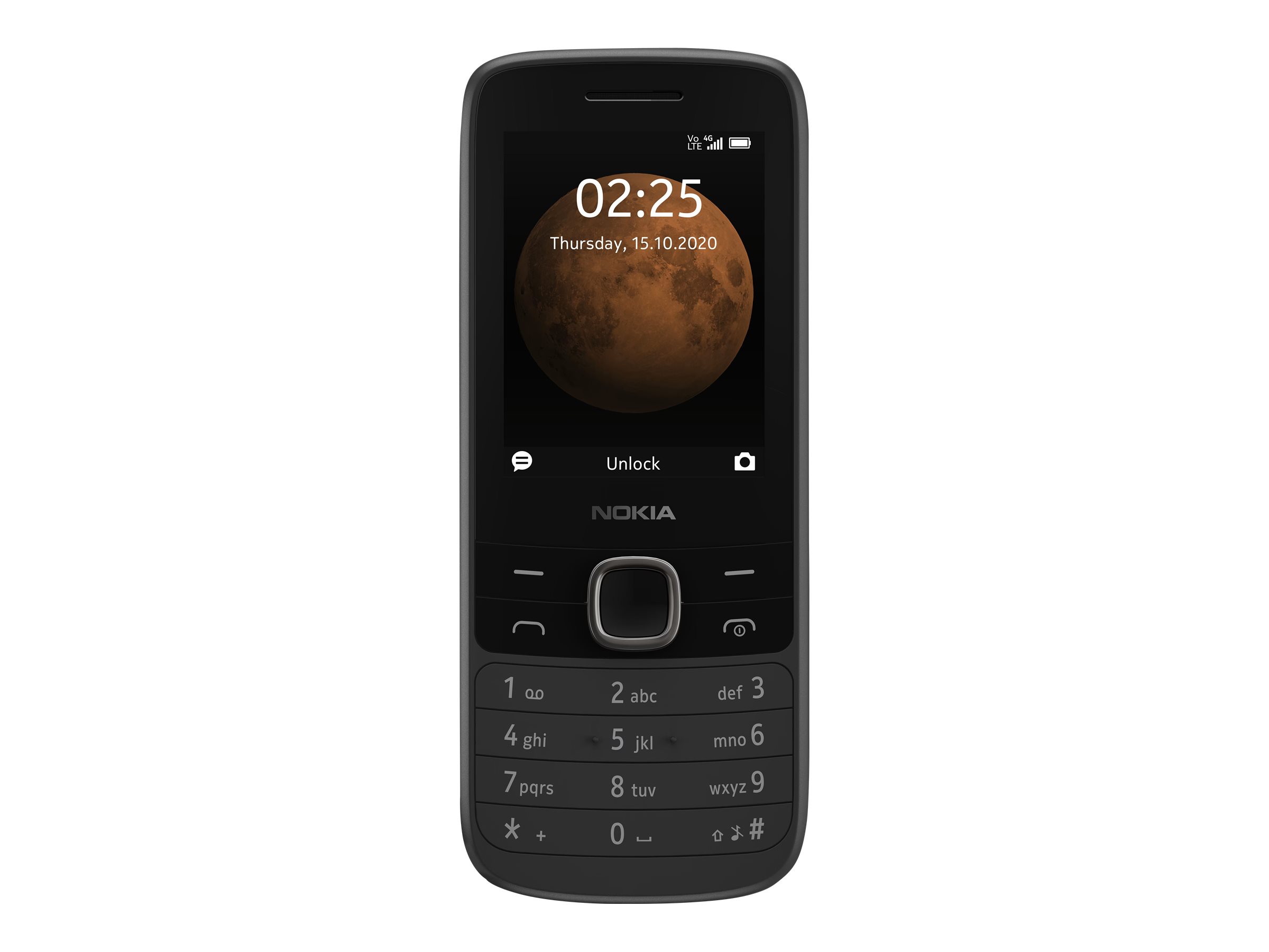 Nokia 225 4G - 4G Feature Phone - Dual-SIM - RAM 64 MB / Interner Speicher 128 MB - microSD slot - 320 x 240 Pixel
