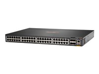 HPE Aruba Networking CX 6200F 48G 4SFP+ Switch - Switch - L3 - managed - 48 x 10/100/1000 + 4 x 100/1000/10G SFP+ - Front und Se