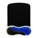 Kensington Duo Gel Mouse Pad Wrist Rest - Mauspad mit Handgelenkpolsterkissen - Schwarz, Blau - TAA-konform
