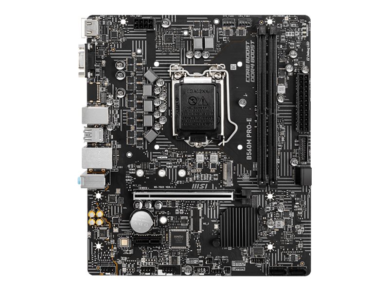 MSI B560M PRO-E - Motherboard - micro ATX - LGA1200-Sockel - B560 Chipsatz - USB 3.2 Gen 1