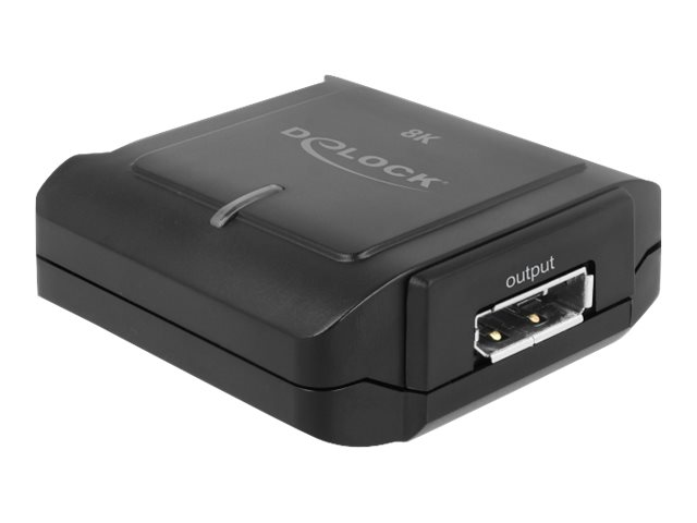 DeLOCK DisplayPort 1.4 Repeater 8K 30 Hz - Repeater - DisplayPort - 20-poliger DisplayPort / 20-poliger DisplayPort - bis zu 10 