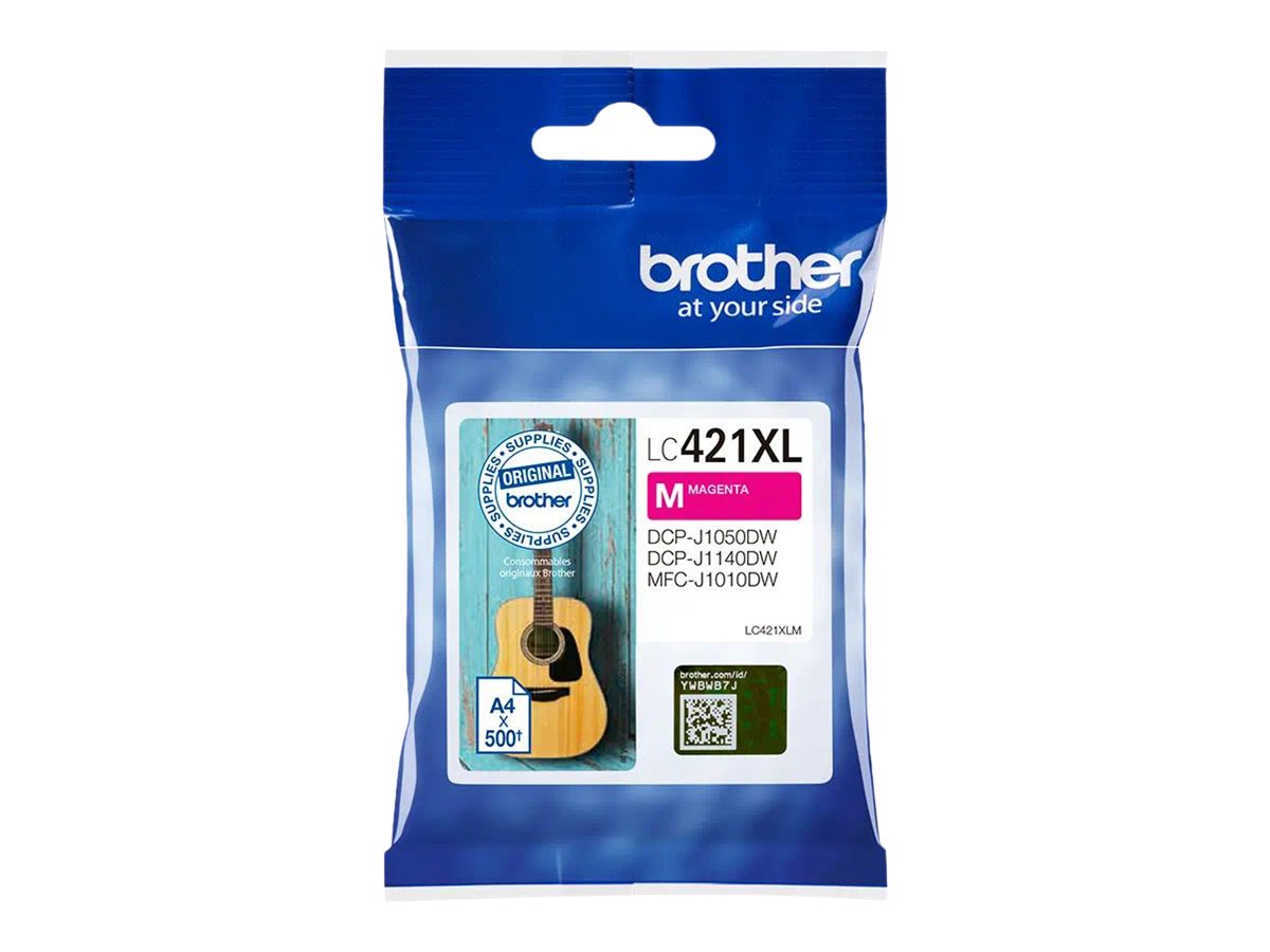 Brother LC421XLM - Hohe Ergiebigkeit - Magenta - original - Tintenpatrone - fr Brother DCP-J1140DW, DCP-J1800DW, MFC-J1010DW, M