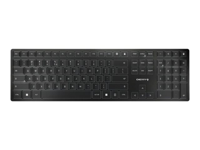 CHERRY KW 9100 SLIM - Tastatur - kabellos - 2.4 GHz, Bluetooth 4.0 - QWERTY - Englisch