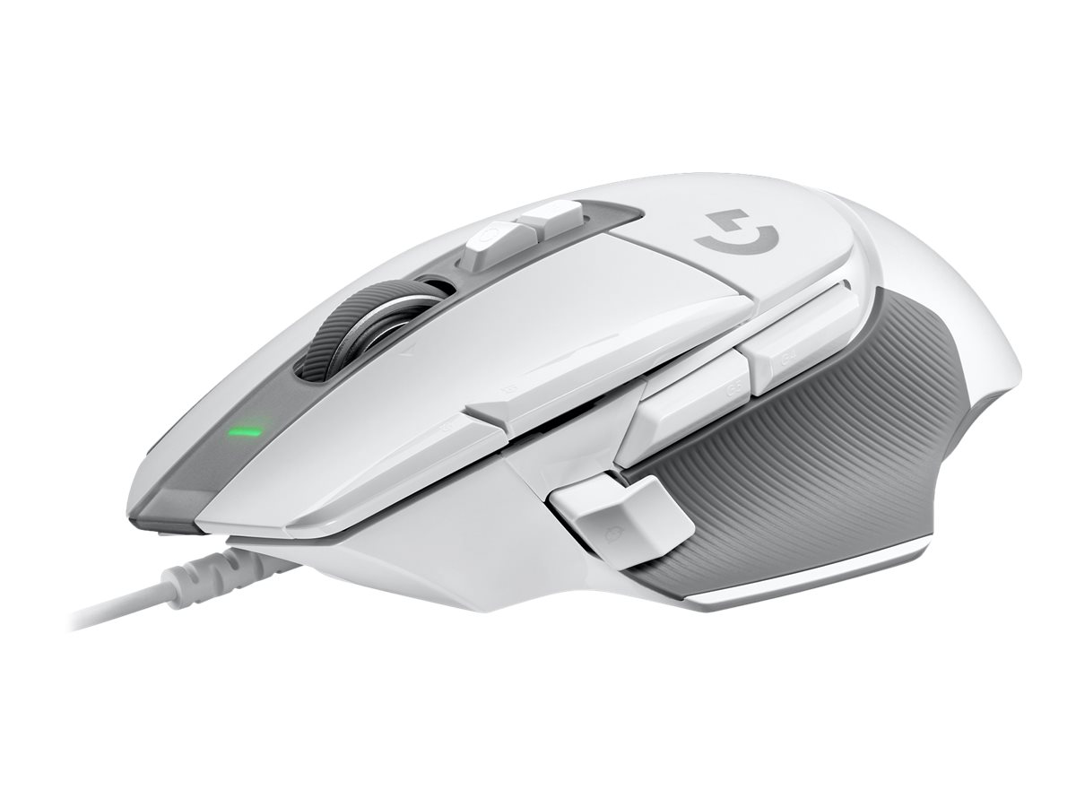 Logitech G G502 X - Maus - optisch - kabelgebunden - USB - weiss
