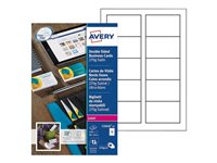 Avery Quick&Clean - Weiss - 54 x 85 mm - 270 g/m - 250 Karte(n) (25 Bogen x 10) Visitenkarten