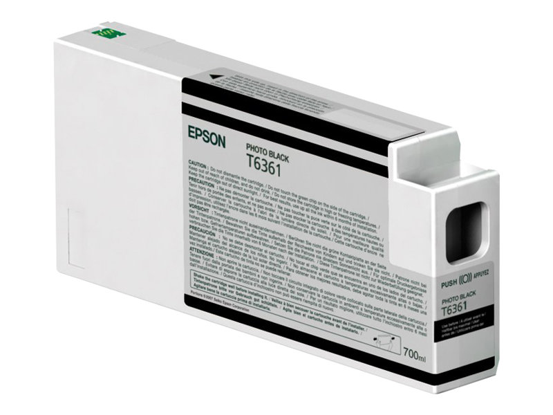 Epson UltraChrome HDR - 700 ml - Photo schwarz - Original - Tintenpatrone - fr Stylus Pro 7700, Pro 7890, Pro 7900, Pro 9700, P