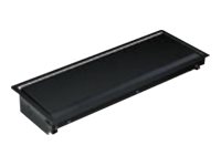 Bachmann CONI long - Steckdosenleiste fr bndige Montage - Schwarz, RAL 9005