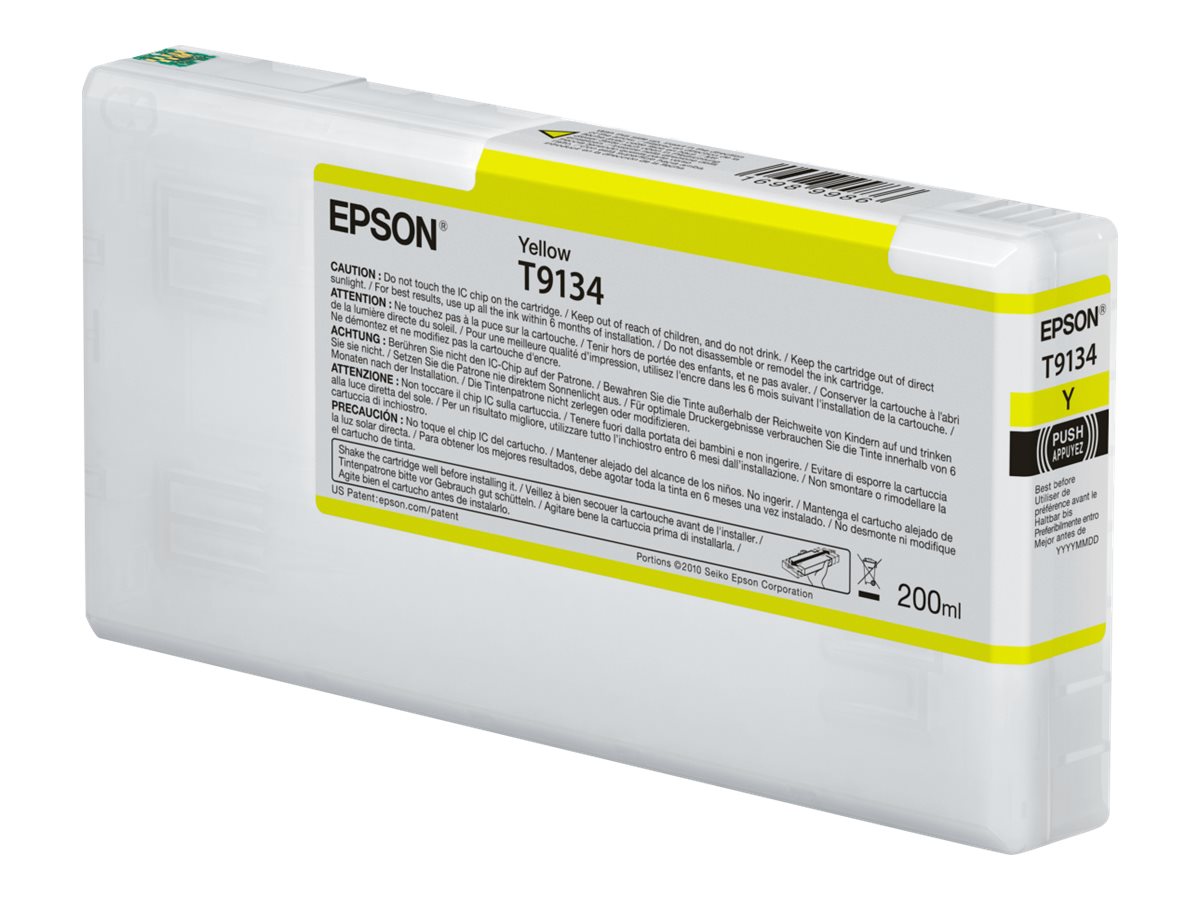 Epson T9134 - 200 ml - Gelb - original - Tintenpatrone - fr SureColor SC-P5000, SC-P5000 STD Spectro, SC-P5000 Violet, SC-P5000