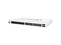 Fortinet ask for better price 12m Warranty FortiSwitch 148E-POE - Switch - managed - 48 x 10/100/1000 (24 PoE+) + 4 x Gigabit SF