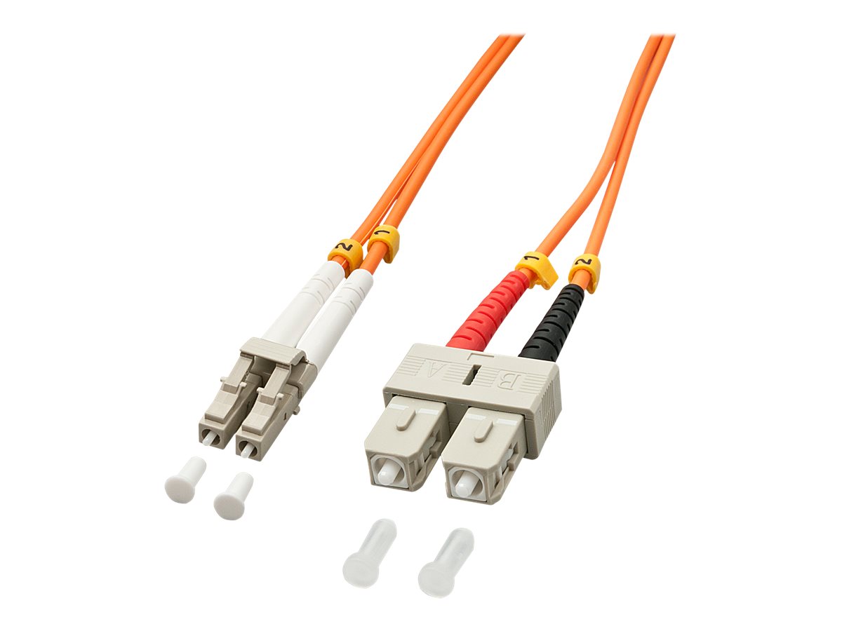 Lindy - Patch-Kabel - SC multi-mode (M) zu LC Multi-Mode (M) - 5 m - Glasfaser - Duplex