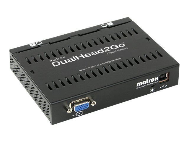 Matrox Graphics eXpansion Module DualHead2Go - Digital Edition - Videokonverter - VGA - DVI