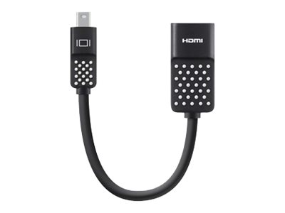 Belkin Mini DisplayPort to HDMI Adapter, 4k - Videoadapter - Mini DisplayPort mnnlich zu HDMI weiblich - 12.7 cm - 4K Unterstt