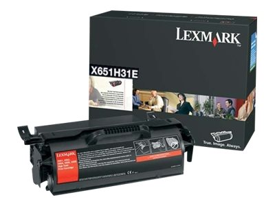 Lexmark - Hohe Ergiebigkeit - Schwarz - Original - Tonerpatrone - fr Lexmark X651, X652, X654, X656, X658