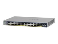 NETGEAR Smart GS752TPP - V3 - Switch - L3 Lite - Smart - 48 x 10/100/1000 (PoE+) + 4 x Gigabit SFP