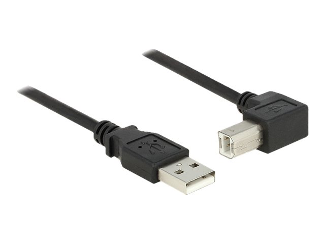 Delock - USB-Kabel - USB Typ B (M) zu USB (M) - USB 2.0 - 1 m - 90 Stecker