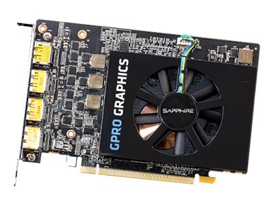 Sapphire GPRO E9260 - Grafikkarten - Embedded Radeon E9260 - 8 GB GDDR5 - PCIe 3.0 x8 - 4 x DisplayPort