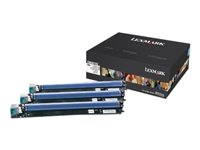 Lexmark - 3er-Pack - Farbe - Fotoleiter-Kit LCCP - fr Lexmark C950, X950, X952, X954, XS950, XS955