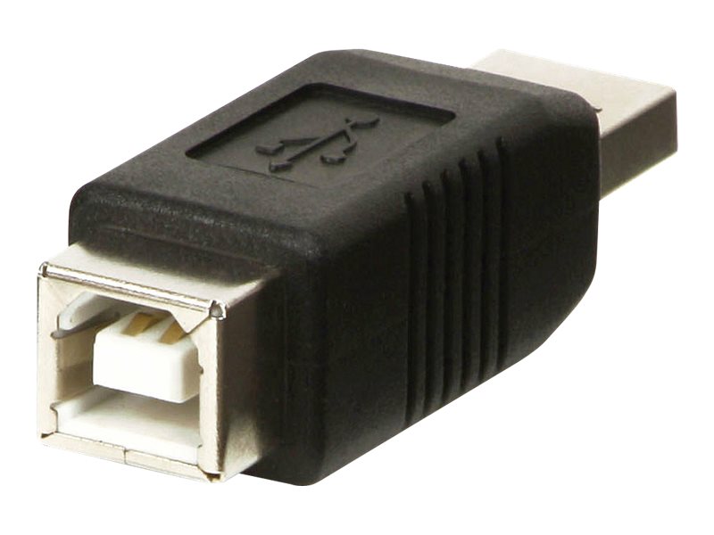 Lindy - USB-Adapter - USB (M) zu USB Typ B (W) - USB 2.0 - Schwarz