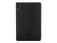 Mobilis RE.LIFE - Flip-Hlle fr Tablet - Eco-Design, mit Flap - flexibles thermoplastisches Polyurethan (TPU) - Schwarz - fr S