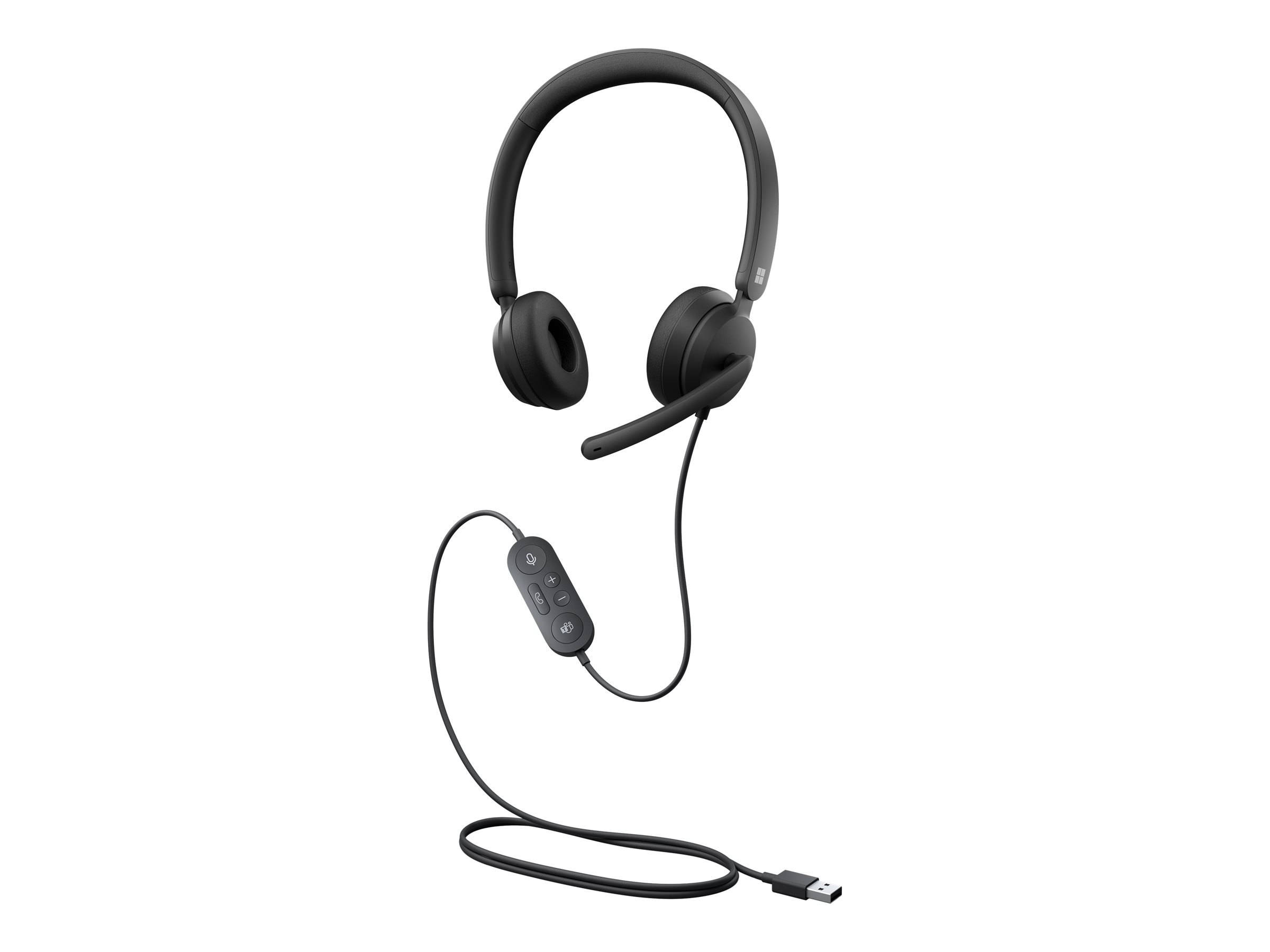 Microsoft Modern USB Headset - Headset - On-Ear - kabelgebunden - USB - Schwarz