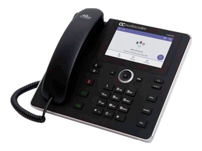 AudioCodes C450HD IP Phone - Skype for Business Edition - VoIP-Telefon - SIP, SDP - 8 Leitungen - Schwarz