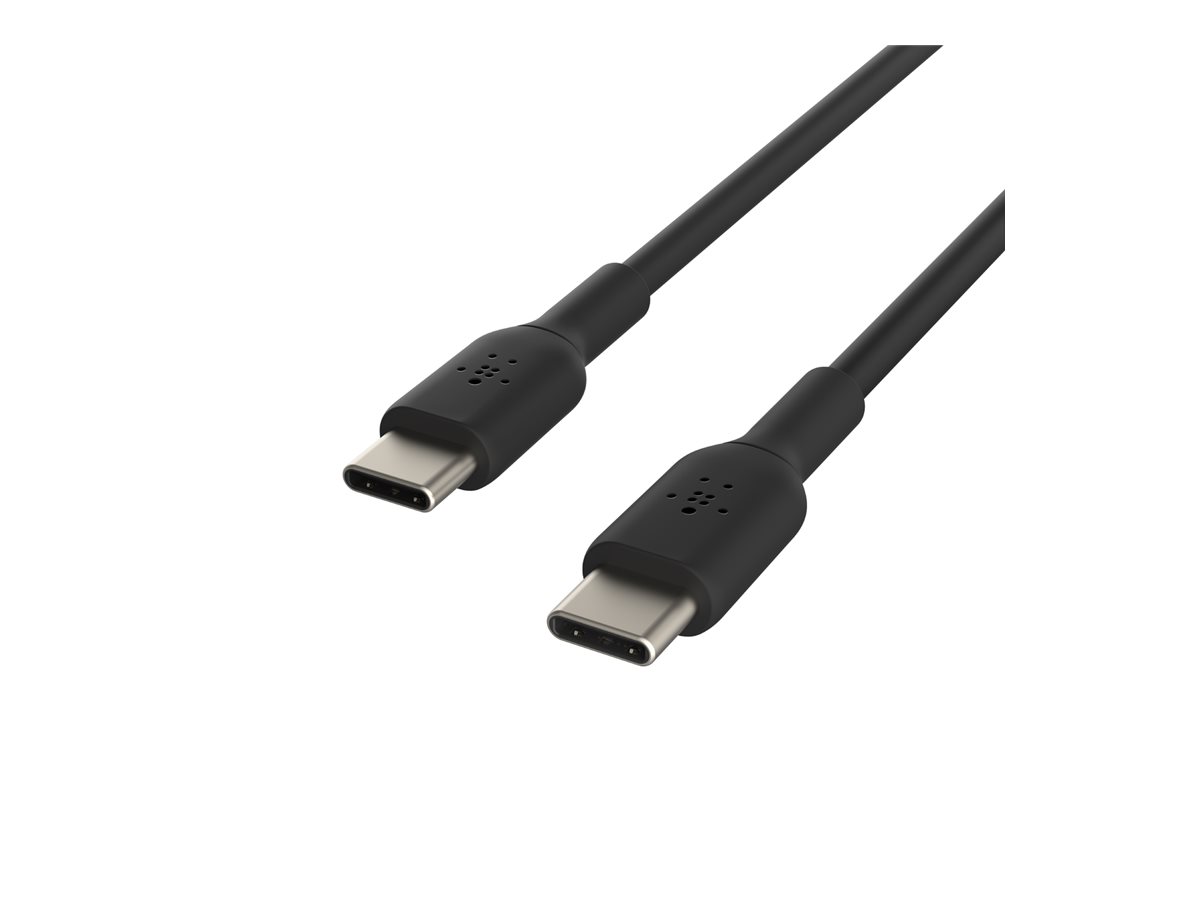 Belkin BOOST CHARGE - USB-Kabel - 24 pin USB-C (M) zu 24 pin USB-C (M) - 2 m - Schwarz