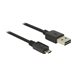 Delock EASY-USB - USB-Kabel - Micro-USB Typ B (M) zu USB (M) - 2 m - Schwarz