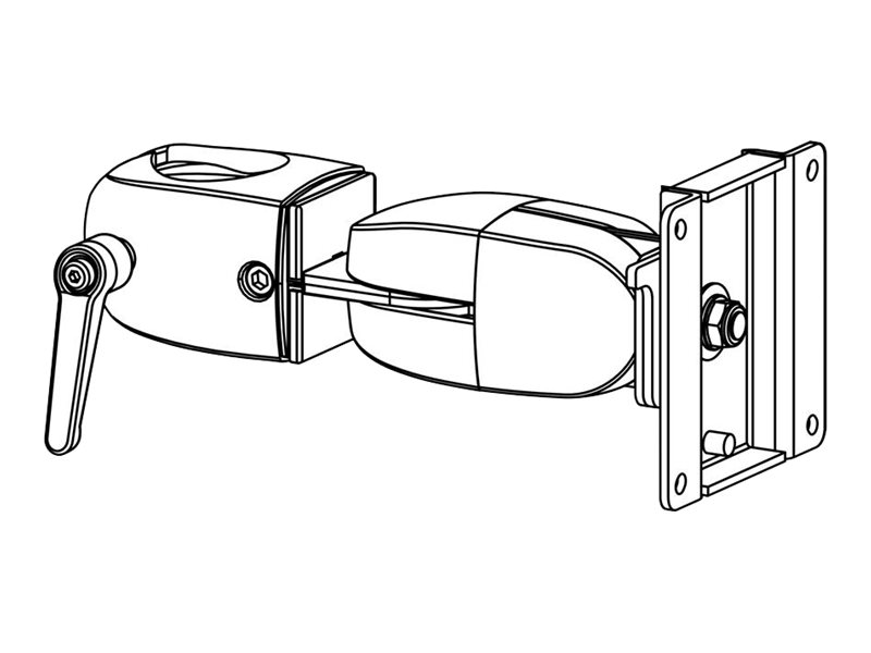 Ergotron - Montagekomponente (Doppel-Klemmgelenk) - fr LCD-Display - Schwarz - Bildschirmgrsse: bis zu 76,2 cm (bis zu 30 Zoll
