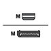 M-CAB - DisplayPort-Kabel - Mini DisplayPort (M) zu DisplayPort (M) - DisplayPort 1.2 - 3 m - Schwarz