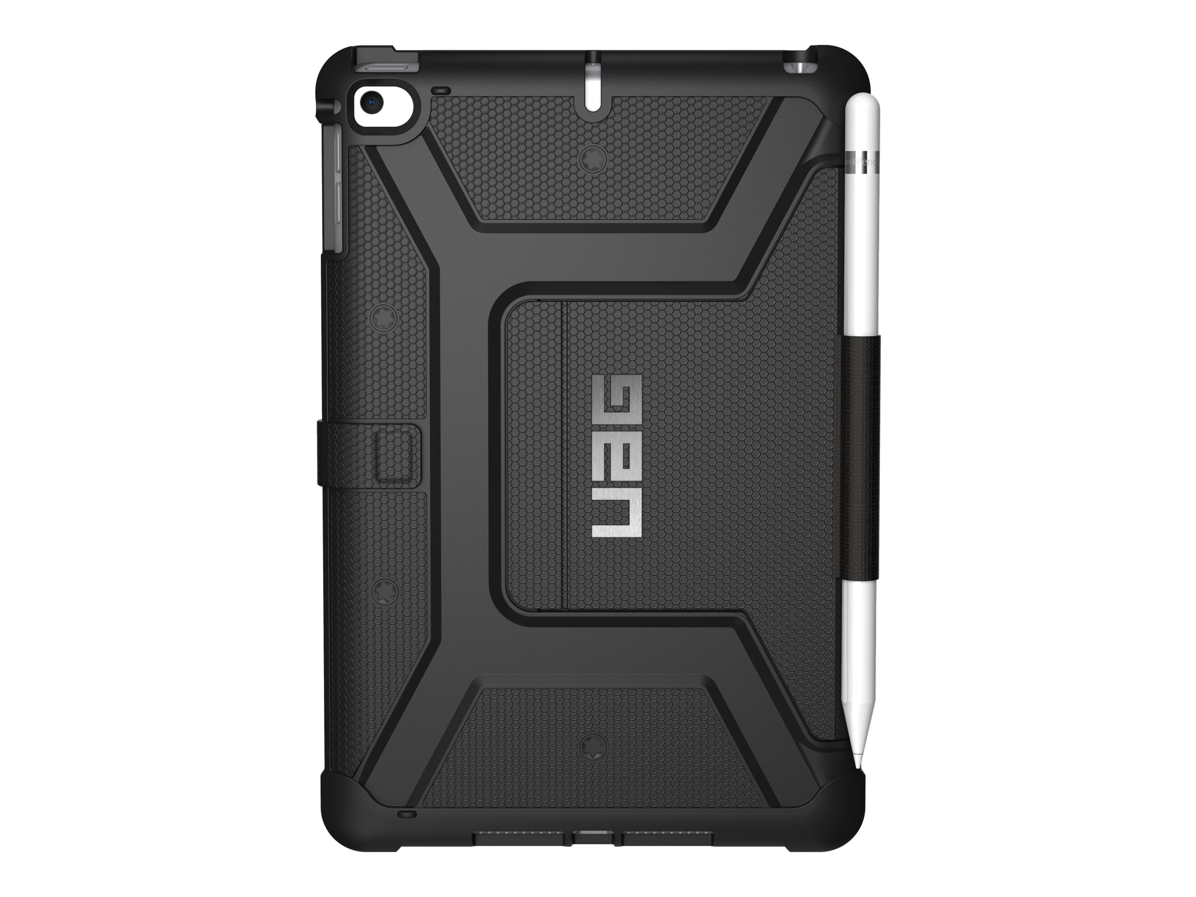 UAG Rugged Case for iPad Mini (2019) & iPad Mini 4 - Metropolis Black - Flip-Hlle fr Tablet - Polyurethan, Thermoplastisches P