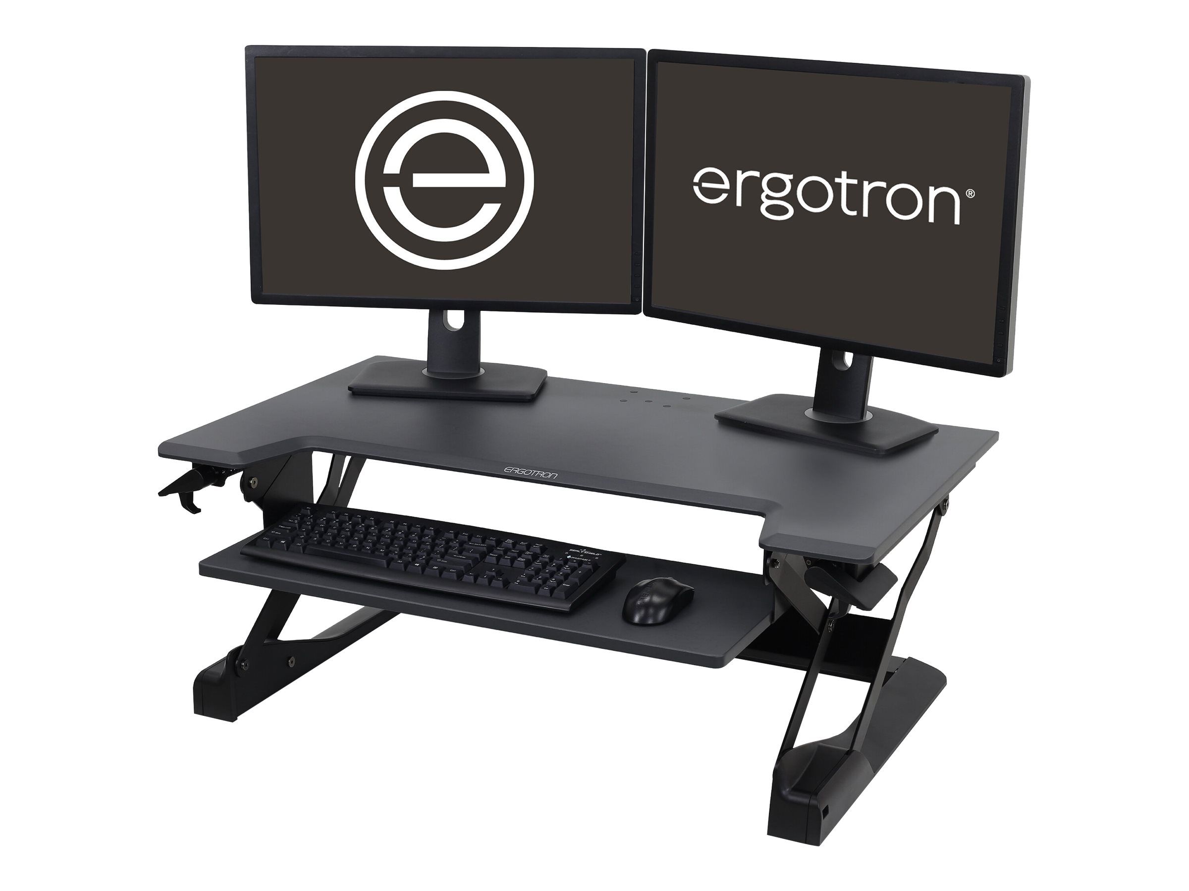 Ergotron WorkFit-TL - Stehender Tischwandler - Grau - Schwarz Basis