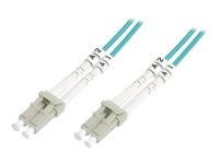 DIGITUS Professional - Patch-Kabel - LC Multi-Mode (M) zu LC Multi-Mode (M) - 1 m - Glasfaser - 50/125 Mikrometer