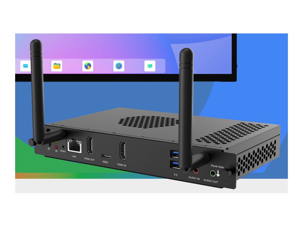 Avocor - Modulares digitales Beschilderungsgert - 8 GB RAM - 64 GB - Android 13 - 4K UHD (2160p)