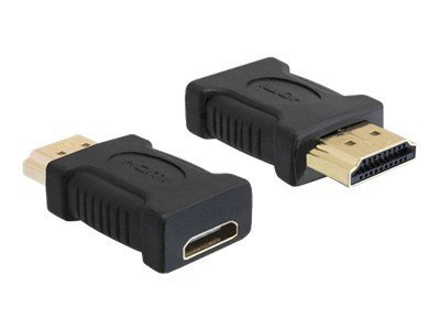 Delock High Speed HDMI Adapter - HDMI-Adapter - HDMI mnnlich zu mini HDMI weiblich