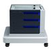 HP Papiereinzug und Stnder - Druckerbasis mit Medienzufhrung - 1500 Bltter in 3 Schubladen (Trays) - fr Color LaserJet Enter