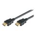 M-CAB High Speed - HDMI-Kabel - HDMI mnnlich zu HDMI mnnlich - 1.5 m - Schwarz - 4K Untersttzung