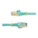 StarTech.com 1.5m CAT6A Ethernet Cable, 10 Gigabit Shielded Snagless RJ45 100W PoE Patch Cord, CAT 6A 10GbE STP Network Cable w/