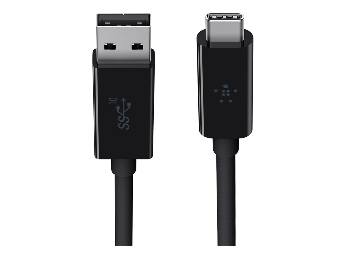 Belkin 3.1 USB-A to USB-C Cable - USB-Kabel - USB Typ A (M) zu 24 pin USB-C (M) - USB 3.1 - 91.4 cm - Schwarz