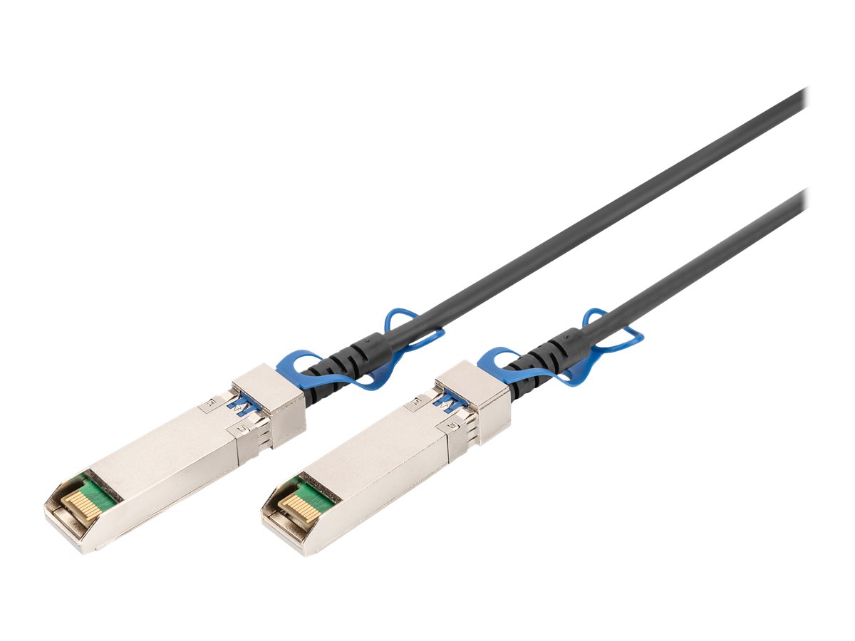 DIGITUS - 25GBase Direktanschlusskabel - SFP28 (M) zu SFP28 (M) - 3 m - abgeschirmtes Twinaxial - SFF-8432