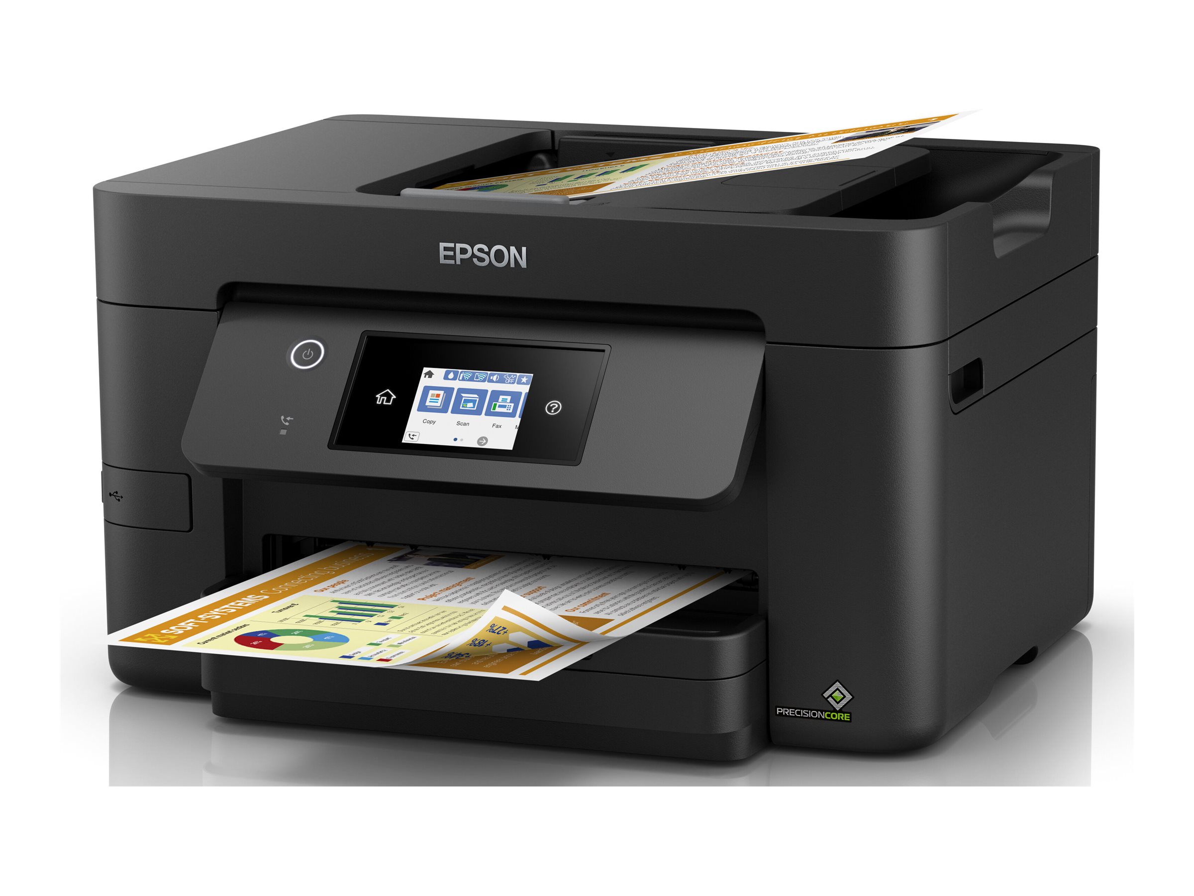 Epson WorkForce Pro WF-3820DWF - Multifunktionsdrucker - Farbe - Tintenstrahl - A4/Legal (Medien) - bis zu 21 Seiten/Min. (Druck