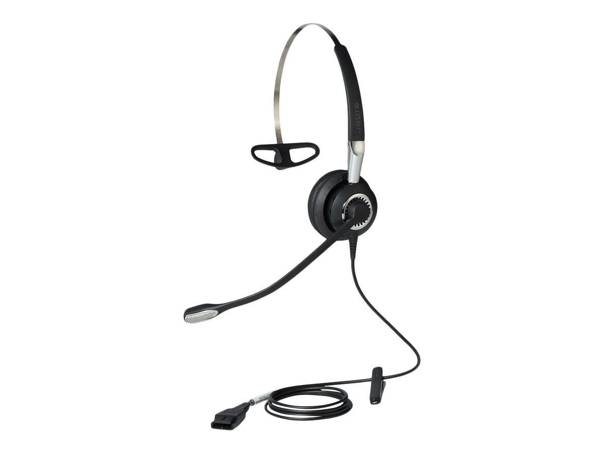 Jabra BIZ 2400 II QD Mono NC 3-in-1 Wideband Balanced - Headset - On-Ear - konvertierbar - kabelgebunden