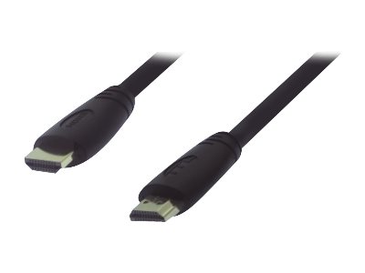 M-CAB UltraFlex - Highspeed - HDMI-Kabel - HDMI mnnlich zu HDMI mnnlich - 50 cm - Schwarz